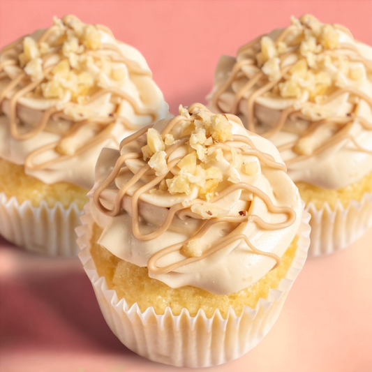 Vanilla Hazelnut Cupcakes